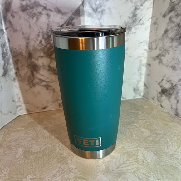 Yeti Other - Yeti 20 ounce Rare color rambler Tumbler with Mag slide lid Acquifer blue
